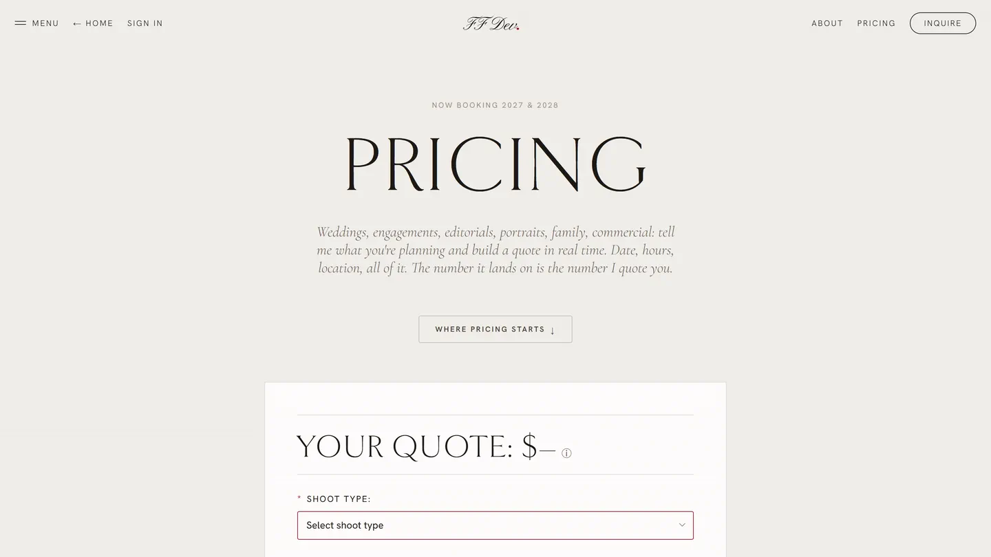 Pricing