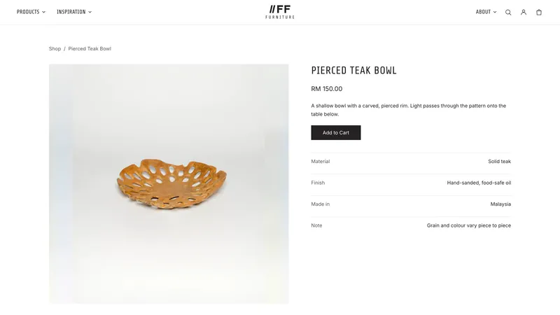 A product page