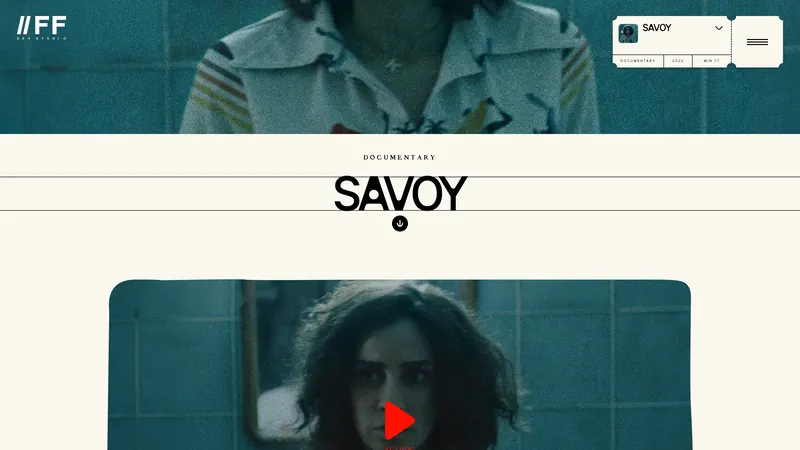 Savoy: the trailer card, Watch trailer over the frame
