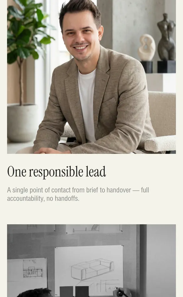 Phone: the responsible lead