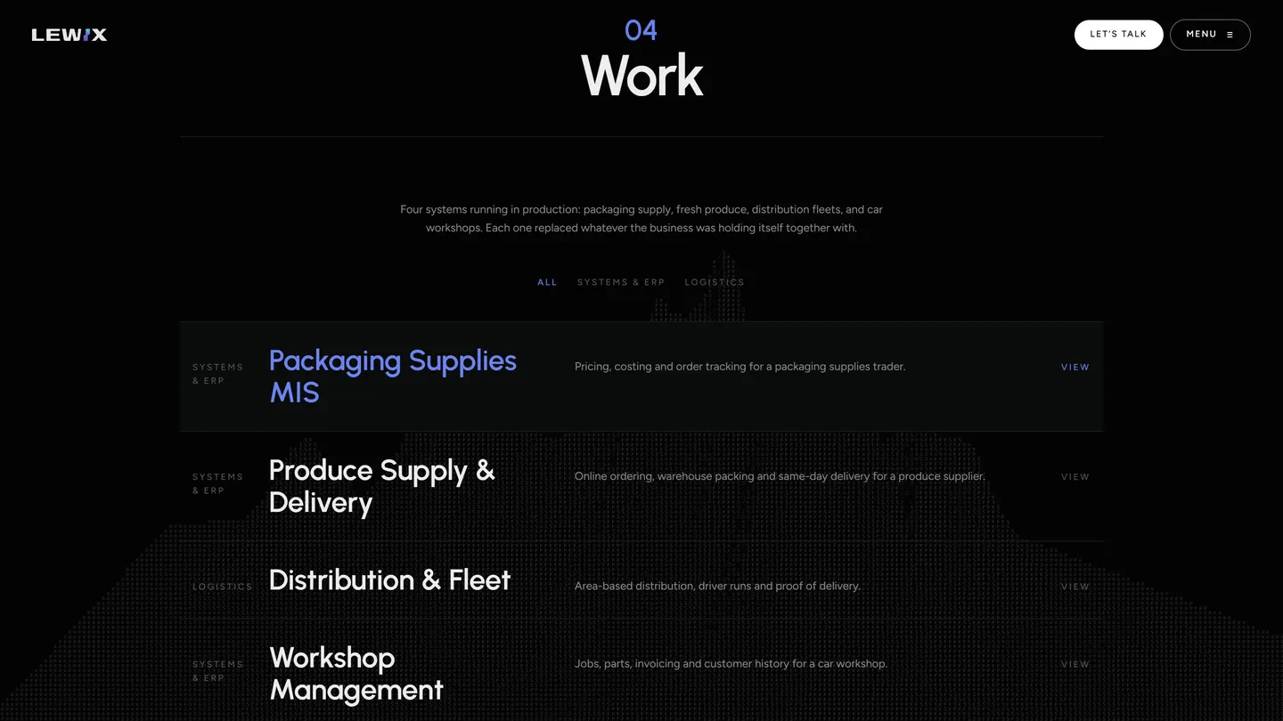 04 Work: the systems in production