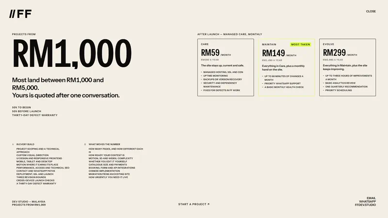 Pricing