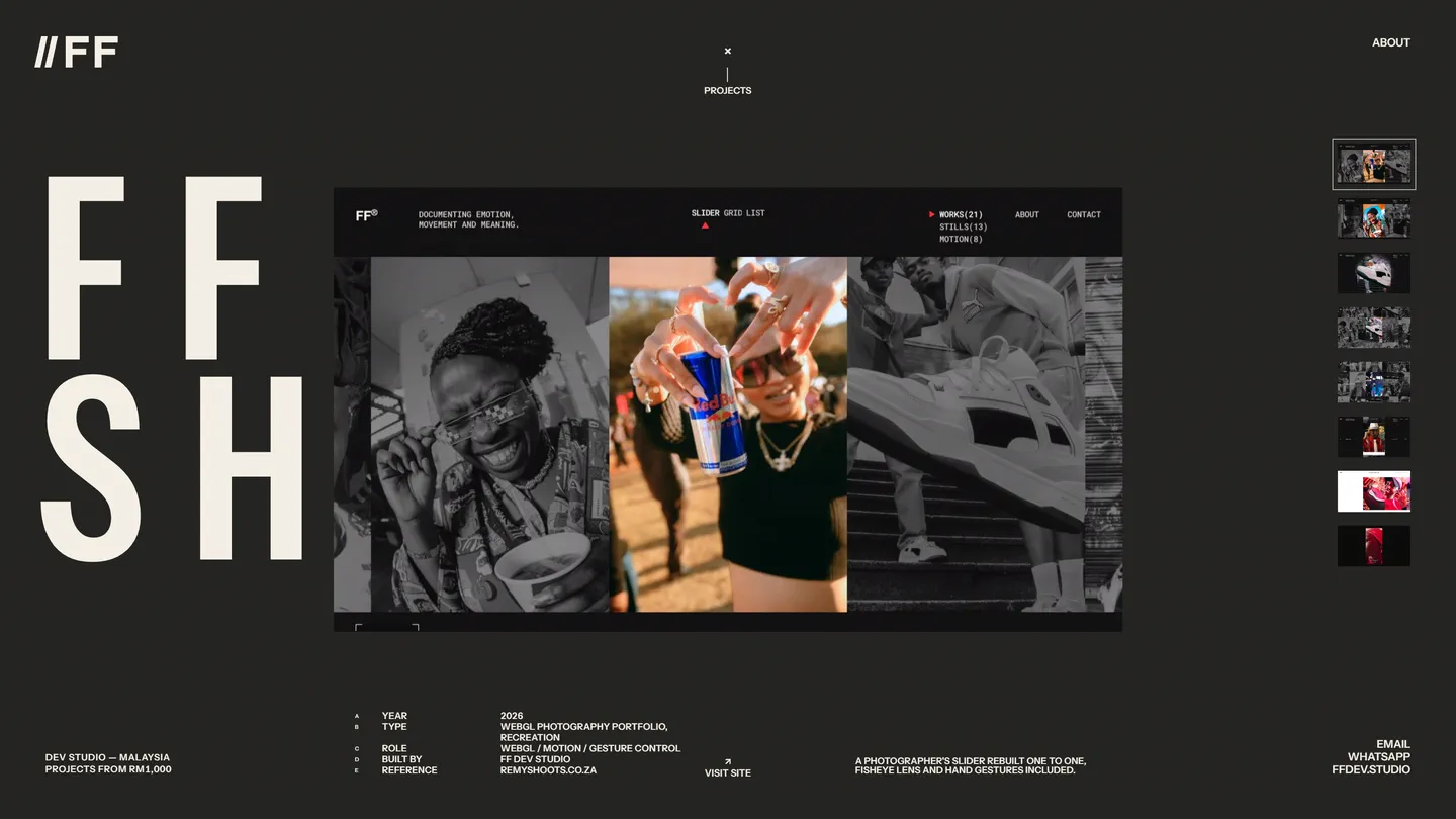 A project opened: FF Shoots